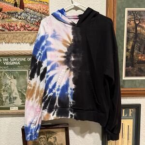 NWOT Electric & Rose James Colorful Tie Dye Hoodie Women's‎ Size Small $168